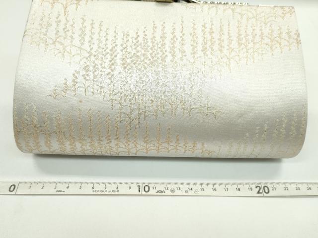 平和屋着物▼和装小物　和装バッグまとめて３点　ハンドバッグ　佐賀錦　枝花文　礼装　金銀糸　逸品　CABJ1558ju