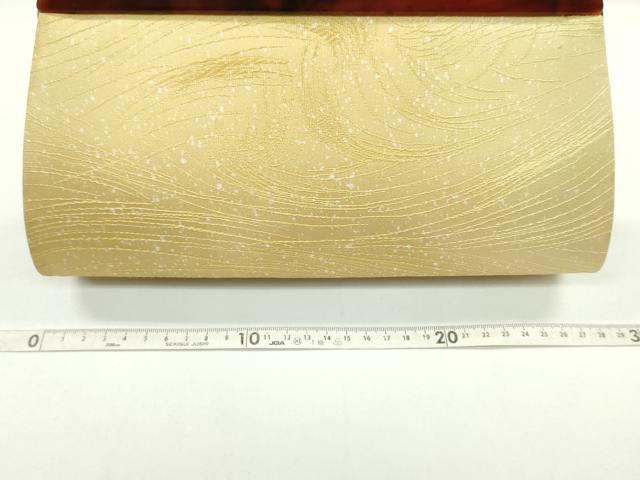 平和屋着物▼和装小物　和装バッグまとめて３点　ハンドバッグ　佐賀錦　地紙花文　芝草文　金銀糸　逸品　CABJ1567ju