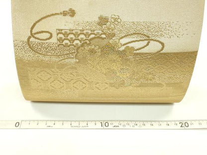 平和屋着物▼和装小物　和装バッグまとめて３点　ハンドバッグ　佐賀錦　雪輪吉祥花文　絵巻流水花文　芝草文　金銀糸　逸品　CABJ1569ju