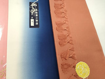平和屋着物▼和装小物　八掛まとめて10点　暈し　色無地　紬地　紗綾形地紋　全て正絹　未使用多数　逸品　CABJ1583ju