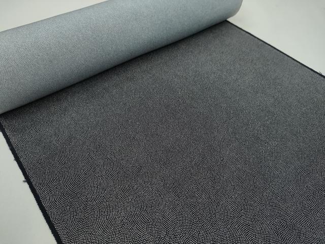 平和屋着物●江戸小紋　反物　鮫小紋柄　五泉　着尺　逸品　未使用　CABJ1596ju