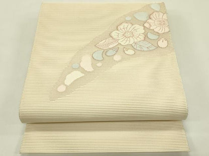 平和屋着物＊夏物　八寸名古屋帯　絽綴れ　辻が花　正絹　逸品　CABJ1606rv
