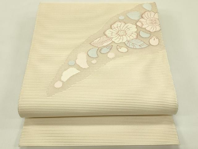 平和屋着物＊夏物　八寸名古屋帯　絽綴れ　辻が花　正絹　逸品　CABJ1606rv