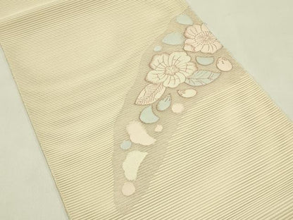 平和屋着物＊夏物　八寸名古屋帯　絽綴れ　辻が花　正絹　逸品　CABJ1606rv