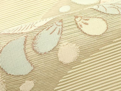 平和屋着物＊夏物　八寸名古屋帯　絽綴れ　辻が花　正絹　逸品　CABJ1606rv