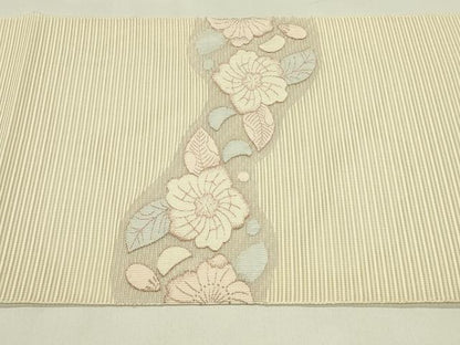 平和屋着物＊夏物　八寸名古屋帯　絽綴れ　辻が花　正絹　逸品　CABJ1606rv
