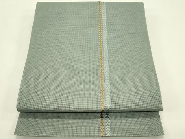 平和屋着物＊夏物　本場筑前博多織　八寸名古屋帯　間道　正絹　逸品　CABJ1612rv