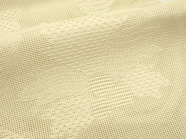 平和屋着物＊夏物　八寸名古屋帯　更紗花文　枯色　正絹　逸品　CABJ1614rv