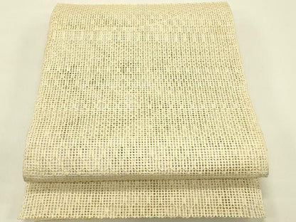 平和屋着物＊夏物　西陣　八寸名古屋帯　羅　正絹　逸品　未使用　CABJ1619rv