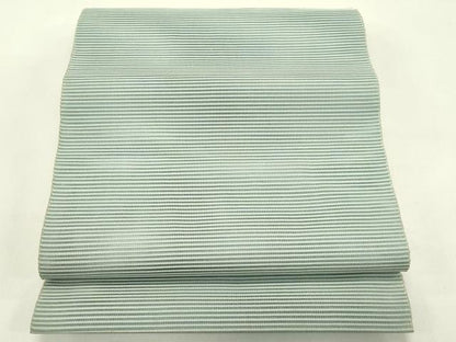 平和屋着物＊夏物　八寸名古屋帯　絽綴れ　青白橡色　正絹　逸品　CABJ1624rv