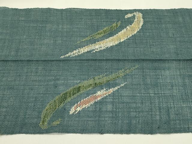 平和屋着物＊夏物　八寸名古屋帯　抽象文　CABJ1629rv