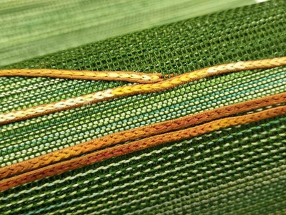 平和屋着物＊夏物　八寸名古屋帯　霞文　正絹　逸品　CABJ1630rv