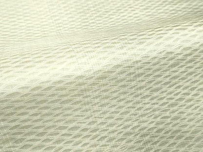 平和屋着物＊夏物　九寸名古屋帯　櫛織　間道　正絹　逸品　CABJ1643rv