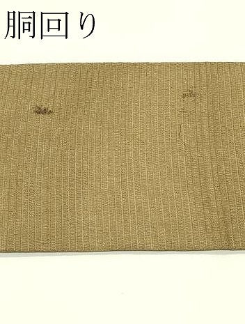 平和屋着物＊夏物　九寸名古屋帯　竹　銀彩　正絹　逸品　CABJ1648rv