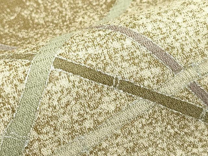 平和屋着物＊夏物　九寸名古屋帯　竹　銀彩　正絹　逸品　CABJ1648rv