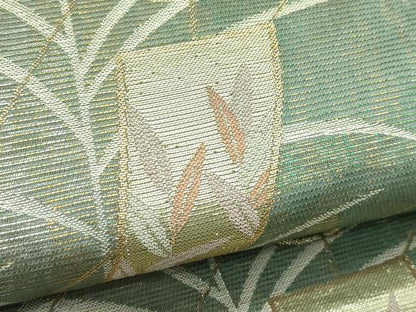 平和屋着物＊夏物　六通柄袋帯　風鈴　金銀糸　正絹　逸品　CABJ1652rv