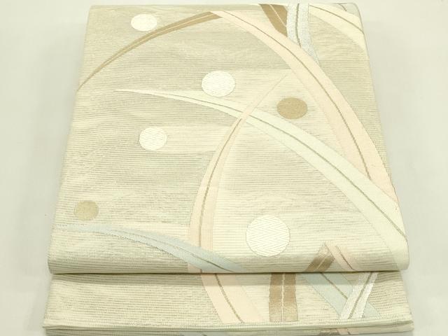 平和屋着物＊夏物　六通柄袋帯　唐織　露芝文　金銀糸　正絹　逸品　CABJ1657rv