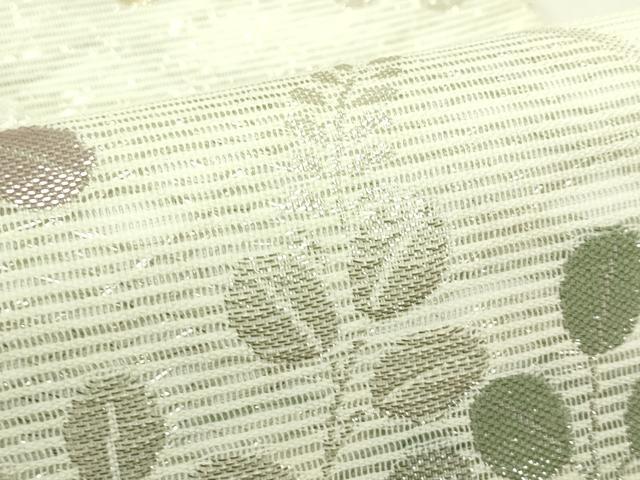 平和屋着物＊夏物　六通柄　京袋帯　芝草萩文　金銀糸　CABJ1658rv