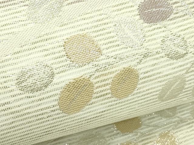 平和屋着物＊夏物　六通柄　京袋帯　芝草萩文　金銀糸　CABJ1658rv