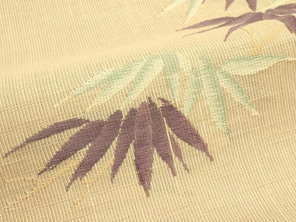 平和屋着物＊夏物　八寸名古屋帯　笹　CABJ1666rv