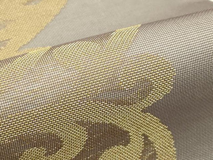 平和屋着物＊夏物　全通柄　九寸名古屋帯　唐草文　金糸　正絹　逸品　CABJ1673rv