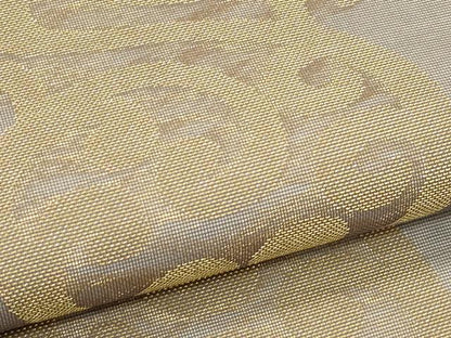 平和屋着物＊夏物　全通柄　九寸名古屋帯　唐草文　金糸　正絹　逸品　CABJ1673rv