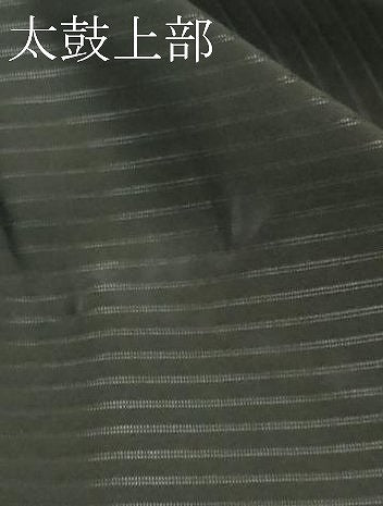 平和屋着物＊夏物　絽塩瀬　九寸名古屋帯　草花文　黒地　金彩　正絹　逸品　CABJ1675rv