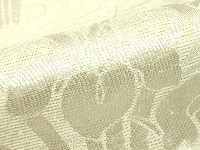平和屋着物＊夏物　六通柄袋帯　杜若　銀糸　正絹　逸品　CABJ1713rv