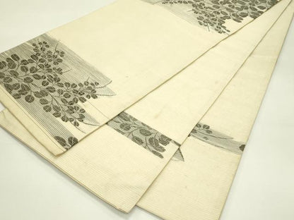 平和屋着物＊夏物　アンティーク　大正ロマン　丸帯　引き抜き帯　萩　正絹　逸品　CABJ1722rv