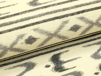 平和屋着物＊夏物　全通柄袋帯　絣文様　正絹　逸品　CABJ1729rv