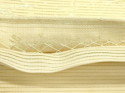 平和屋着物＊夏物　六通柄袋帯　立波草花文　金糸　正絹　逸品　未使用　CABJ1743rv