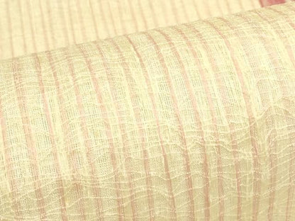 平和屋着物＊夏物　全通柄袋帯　間道　正絹　逸品　CABJ1746rv