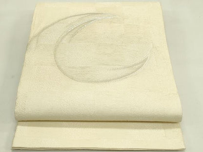 平和屋着物＊夏物　太鼓柄袋帯　抽象文　金銀糸　正絹　逸品　CABJ1748rv