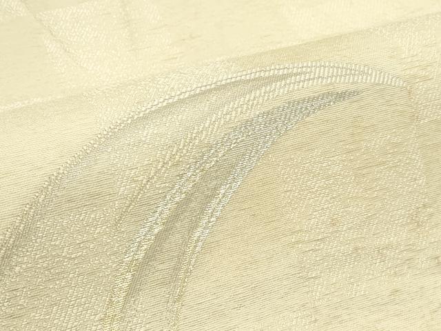 平和屋着物＊夏物　太鼓柄袋帯　抽象文　金銀糸　正絹　逸品　CABJ1748rv