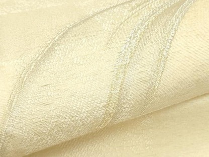平和屋着物＊夏物　太鼓柄袋帯　抽象文　金銀糸　正絹　逸品　CABJ1748rv