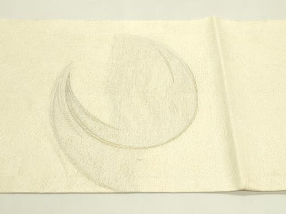 平和屋着物＊夏物　太鼓柄袋帯　抽象文　金銀糸　正絹　逸品　CABJ1748rv