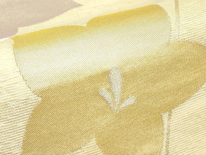 平和屋着物＊夏物　六通柄袋帯　桔梗　金銀糸　正絹　逸品　未使用　CABJ1751rv