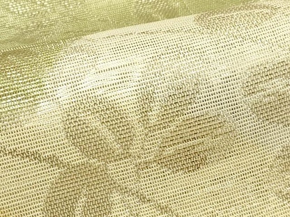 平和屋着物＊夏物　六通柄袋帯　萩　金銀糸　正絹　逸品　CABJ1755rv