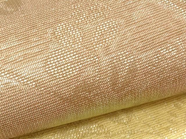 平和屋着物＊夏物　六通柄袋帯　萩　金銀糸　正絹　逸品　CABJ1755rv