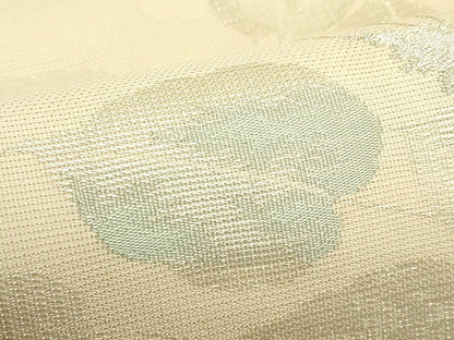 平和屋着物＊夏物　六通柄袋帯　草木文　銀糸　正絹　逸品　未使用　CABJ1756rv