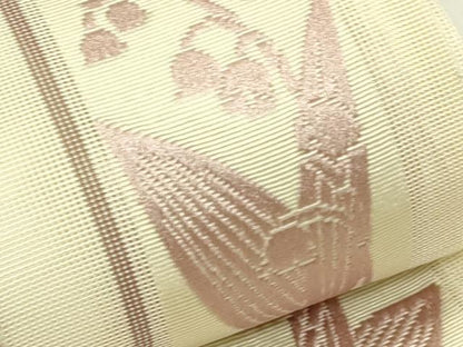 平和屋着物＊夏物　全通柄　京袋帯　草花間道　CABJ1757rv