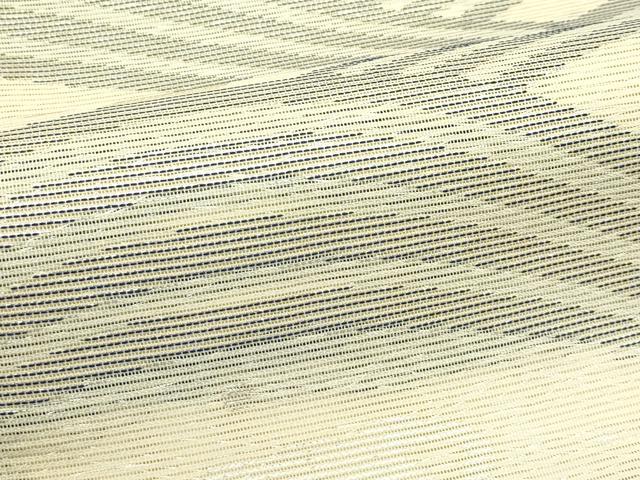 平和屋着物＊夏物　六通柄袋帯　立波文　銀糸　正絹　逸品　未使用　CABJ1767rv