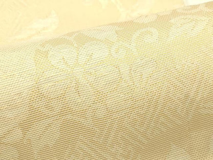平和屋着物＊夏物　六通柄袋帯　紗綾型花唐草文　金糸　正絹　逸品　CABJ1768rv