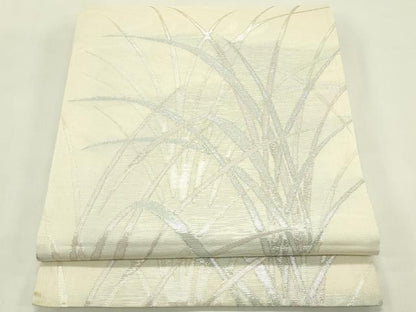 平和屋着物＊夏物　六通柄袋帯　流水草木文　正絹　逸品　CABJ1776rv