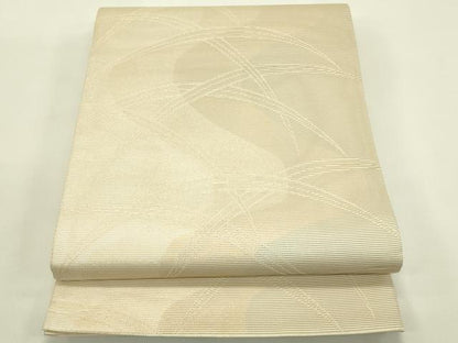 平和屋着物＊夏物　六通柄袋帯　芝草文　銀糸　正絹　逸品　未使用　CABJ1780rv