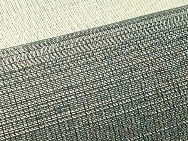 平和屋着物＊夏物　全通柄袋帯　横段文　銀糸　正絹　逸品　CABJ1785rv