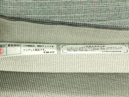 平和屋着物＊夏物　全通柄袋帯　横段文　銀糸　正絹　逸品　CABJ1785rv