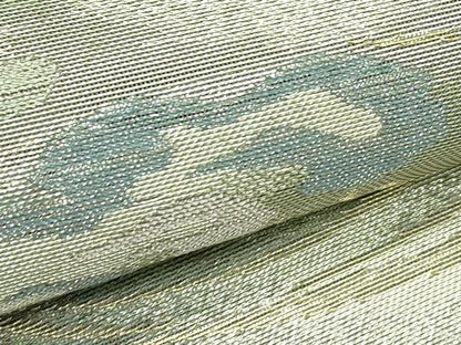 平和屋着物＊夏物　六通柄袋帯　立波文　金銀糸　正絹　逸品　CABJ1787rv