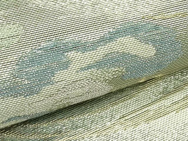 平和屋着物＊夏物　六通柄袋帯　立波文　金銀糸　正絹　逸品　CABJ1787rv