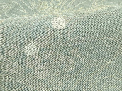 平和屋着物＊夏物　六通柄袋帯　秋草文　金糸　正絹　逸品　CABJ1788rv